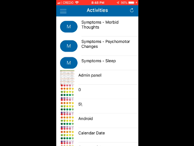 MindLogger: Mobile Data Collection Application for Assessment and Intervention